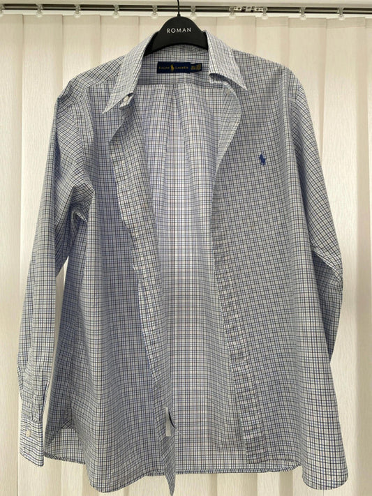 Ralph Lauren shirt 16.5 inches checked multi coloured