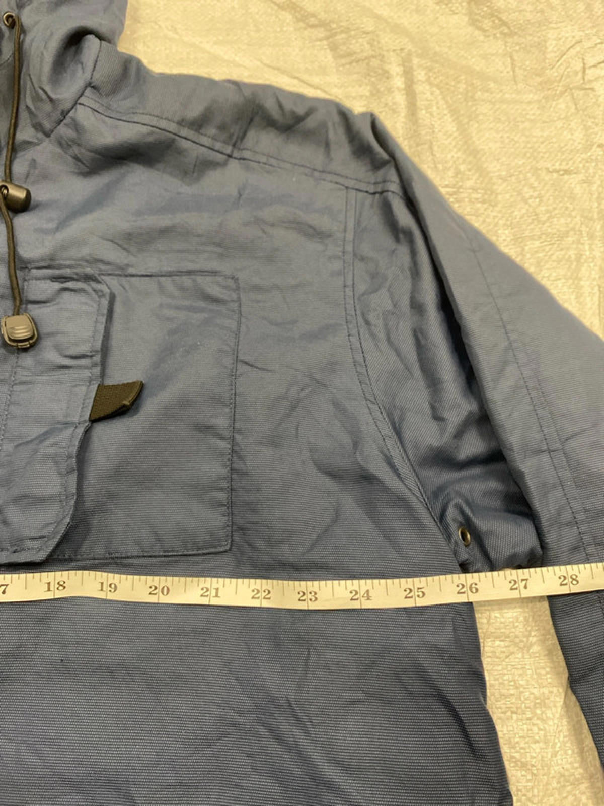 Levi Strauss & co blue 1/4 zip jacket large