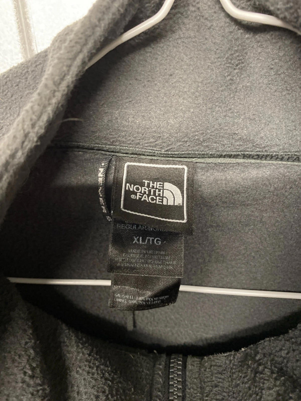 The North Face grey fleece XL