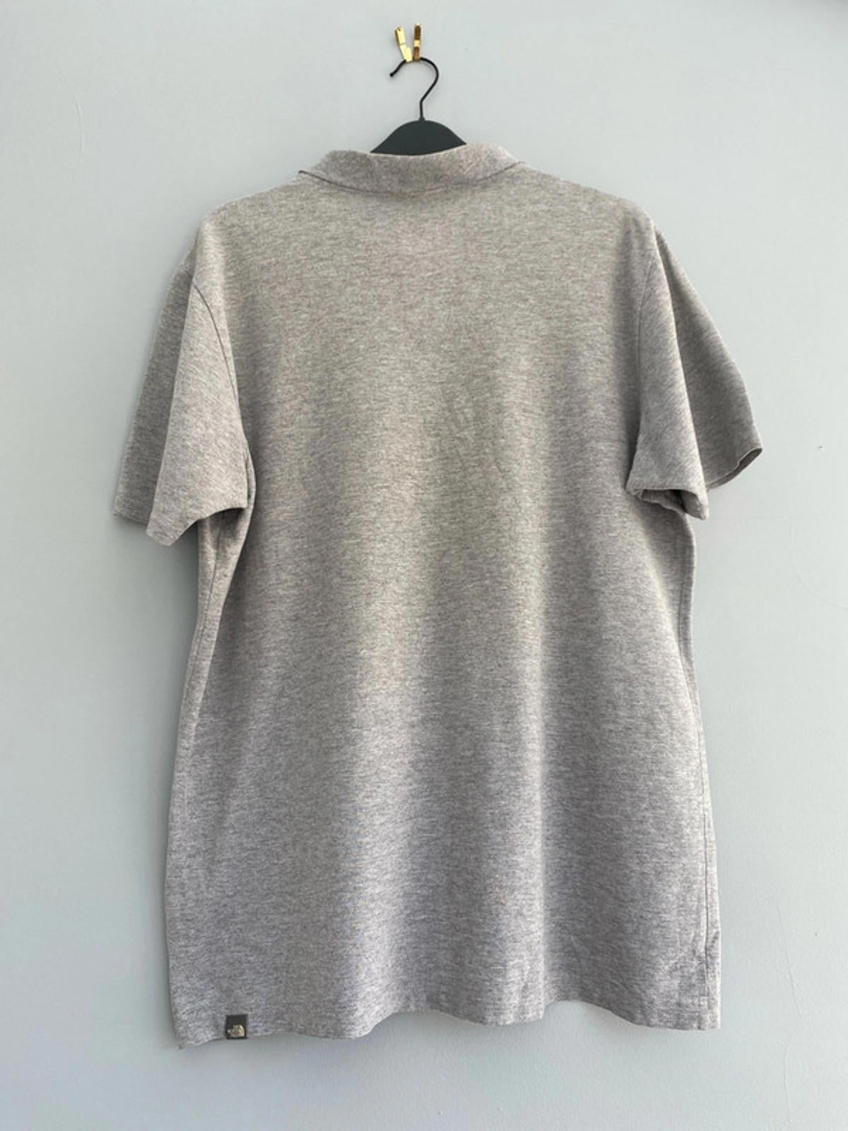 The North Face polo shirt Grey large