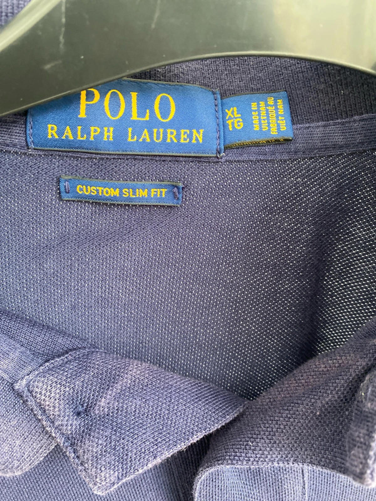 Ralph Lauren long sleeve polo shirt blue XL
