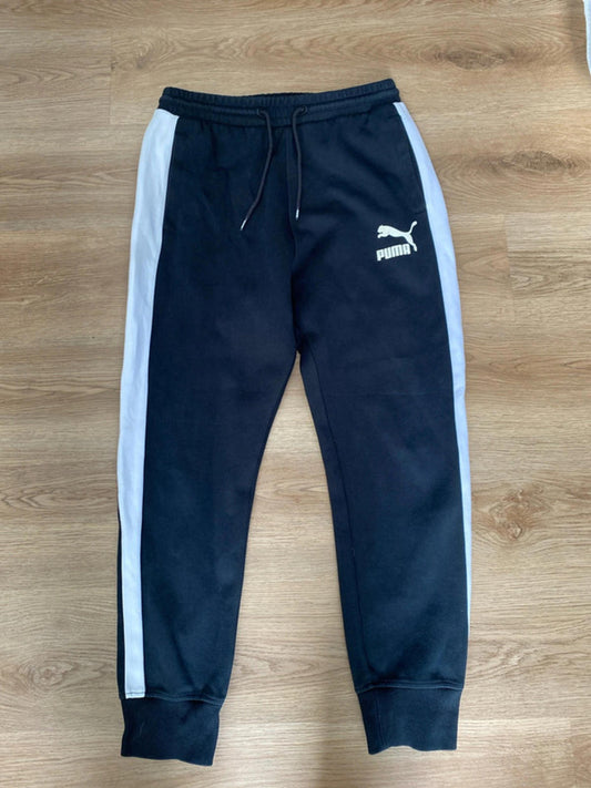 Puma black joggers medium