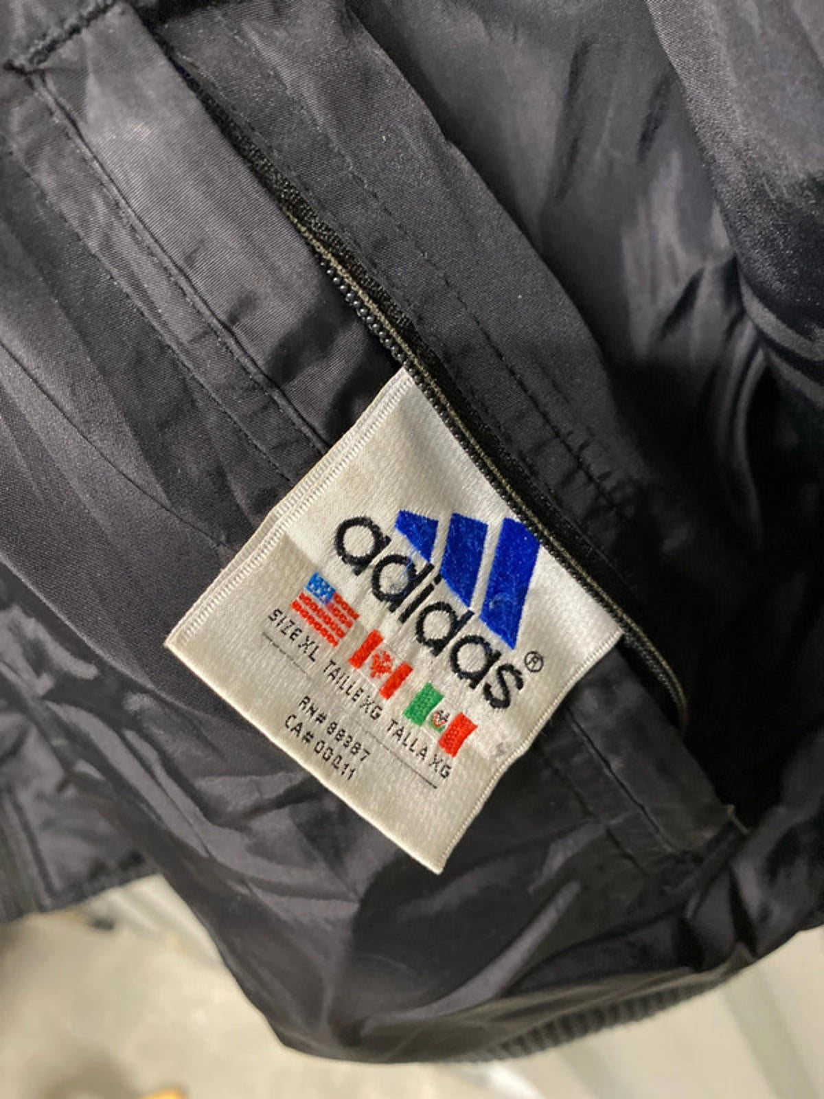 Adidas Extra large Reversable Hoodie