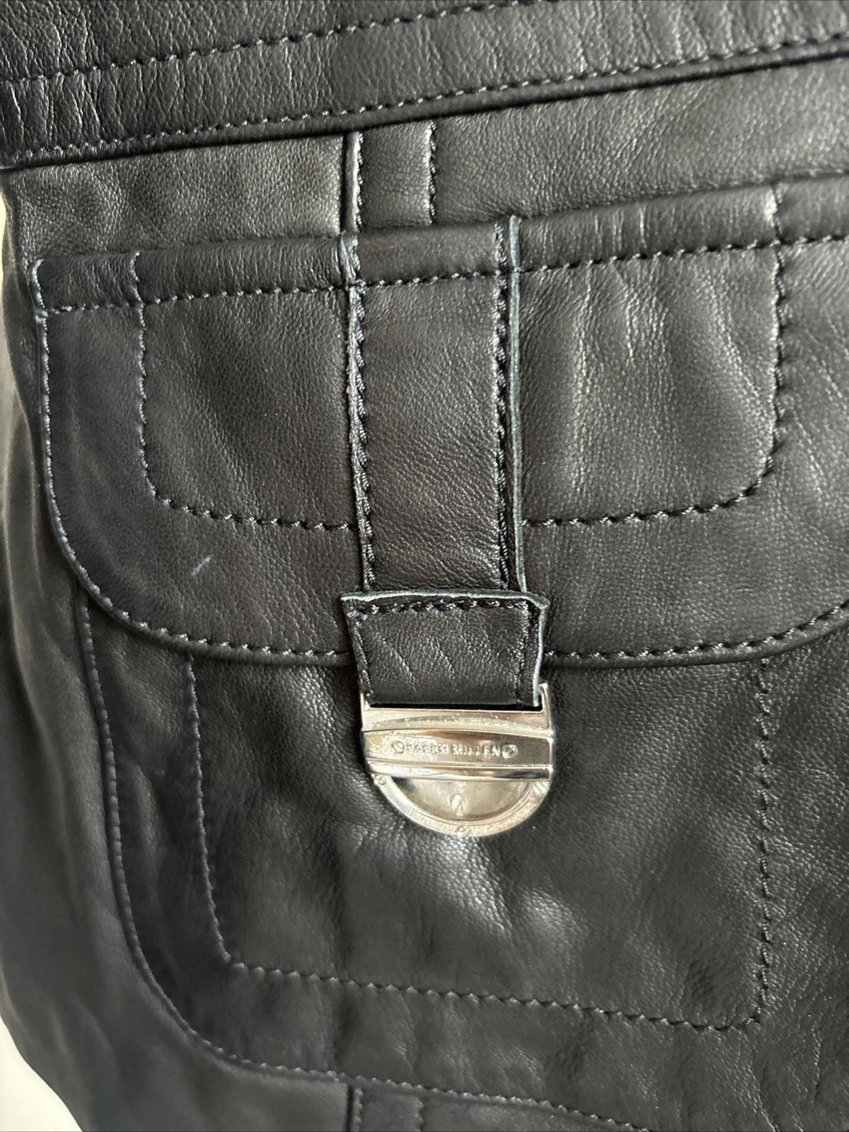 Karen Millen 100% Real Leather Jacket Uk 16