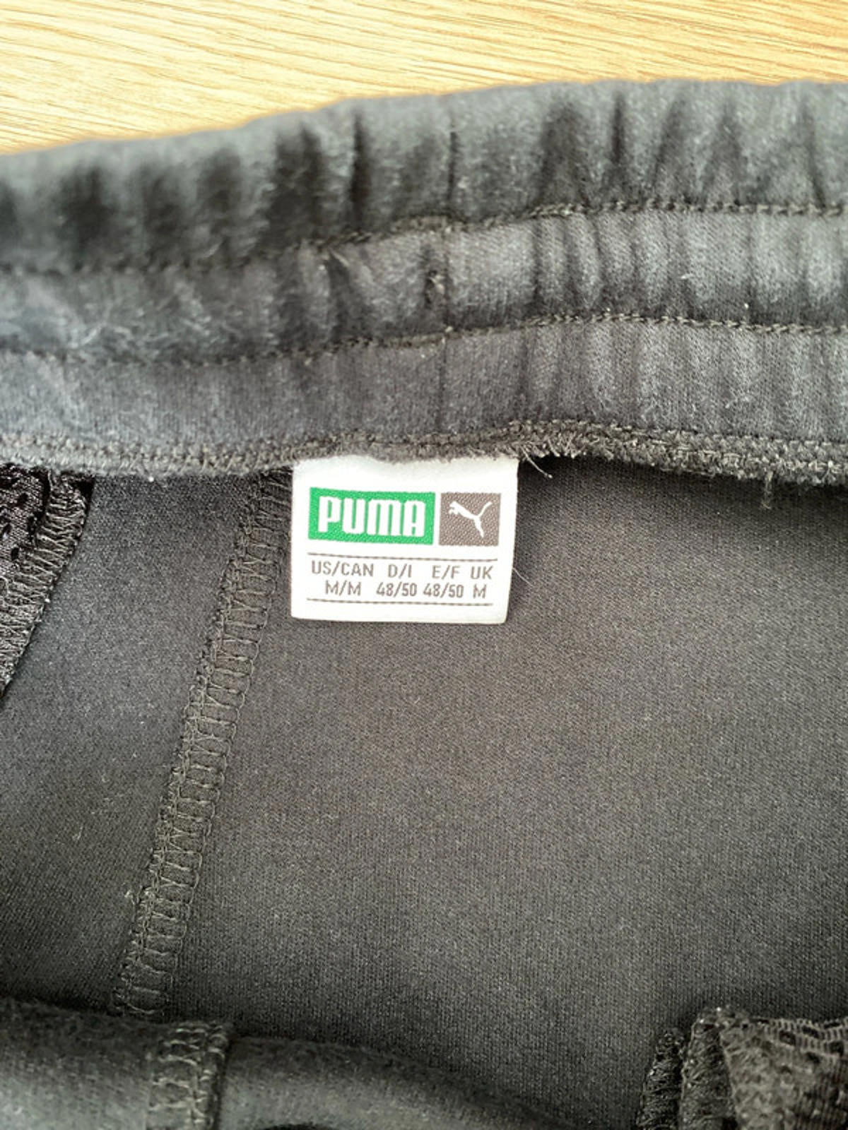 Puma black joggers medium