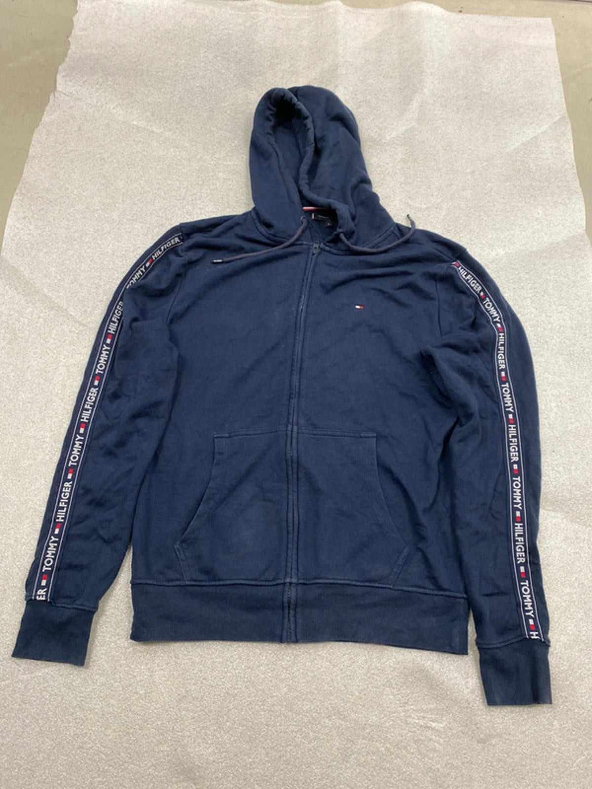 Tommy Hilfiger Blue Hoodie Mens XL