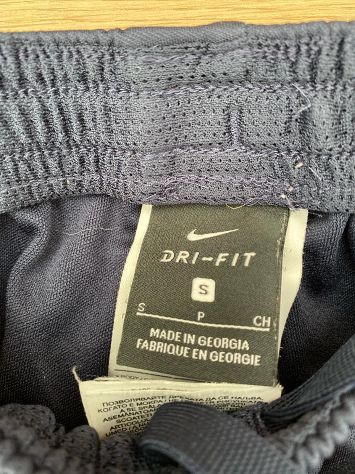 Nike Dri Fit small joggers navy