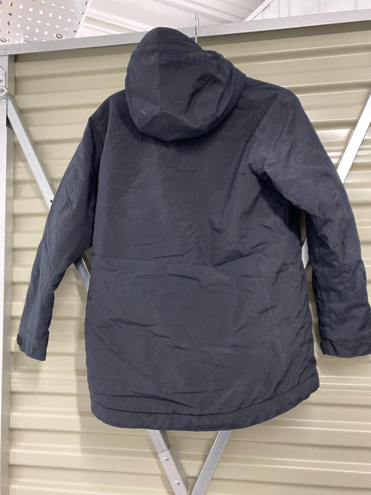 Nike Large Boys Hooded  Coat black