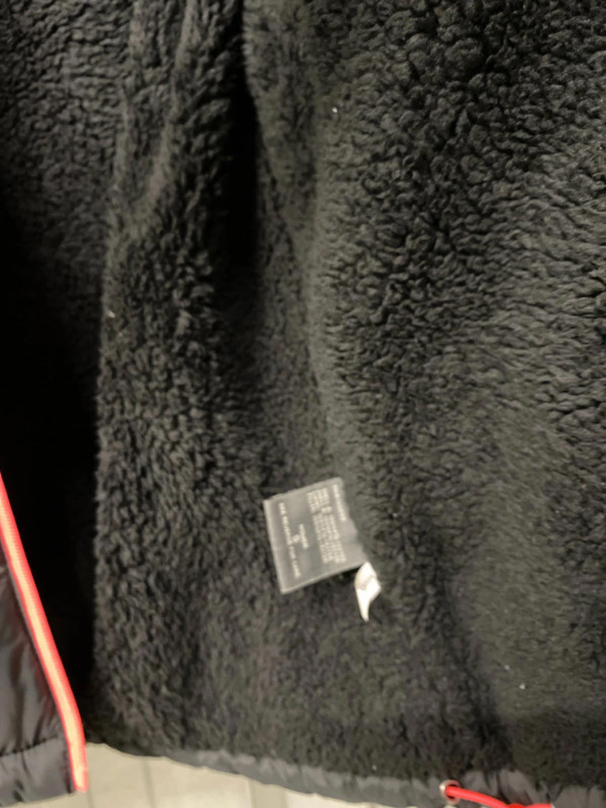 New Balance padded coat black small