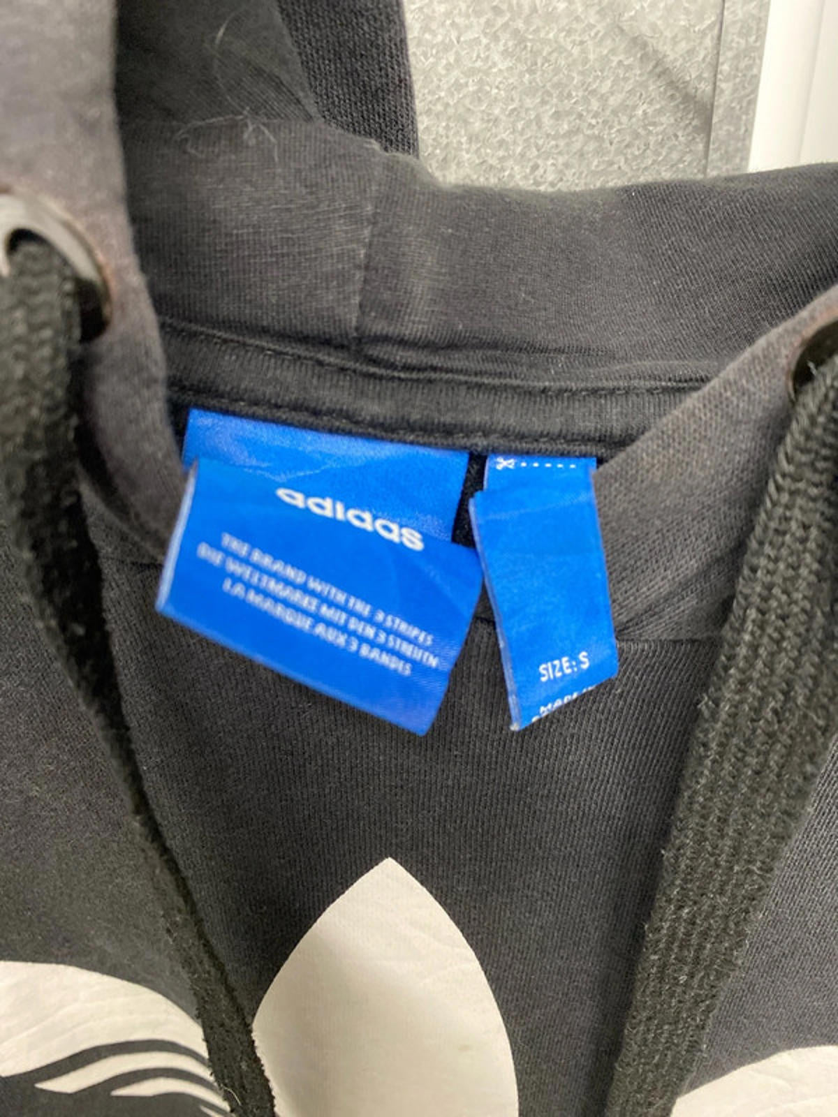 Adidas hoodie small black