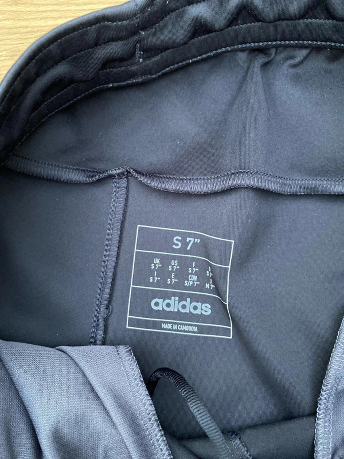 Adidas aero ready navy shorts size 7