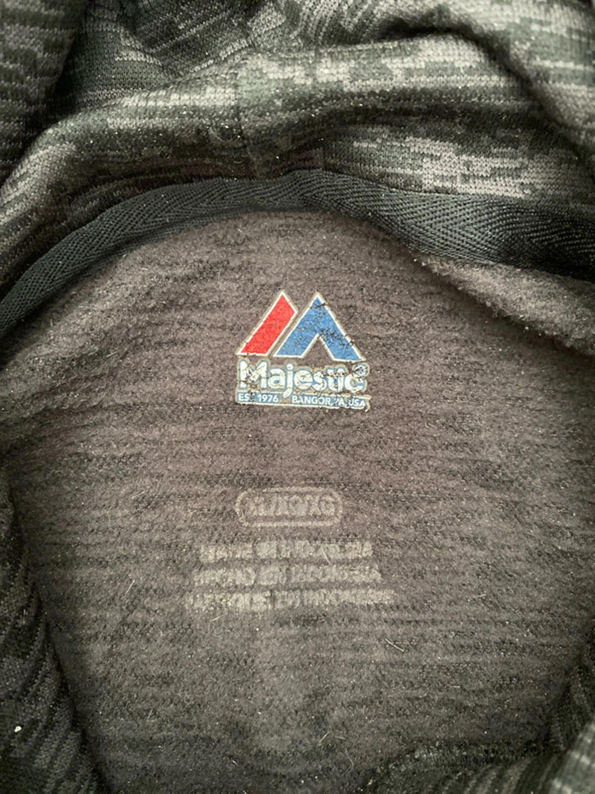 Majestic grey/black hoodie xl