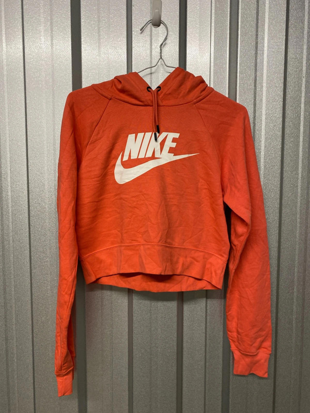 Nike Hoodie xs short top coral colour