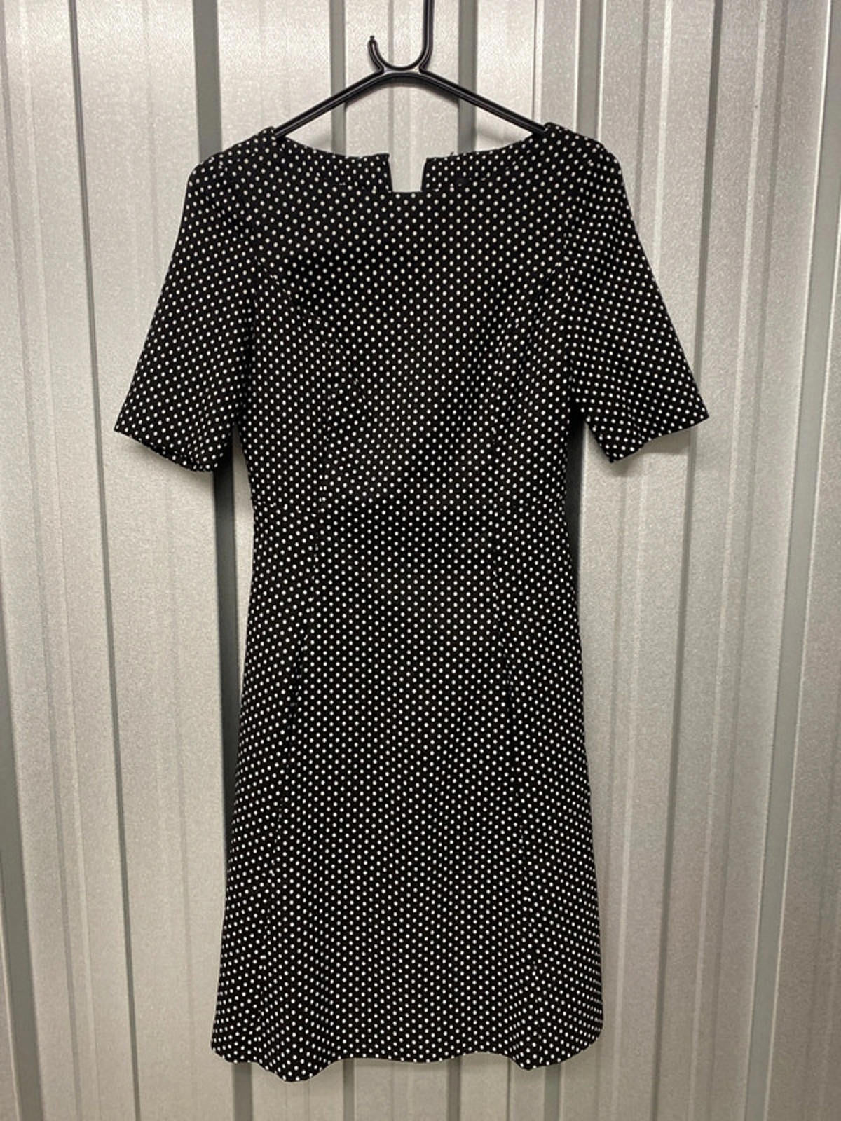 DKNY dress black and white spots