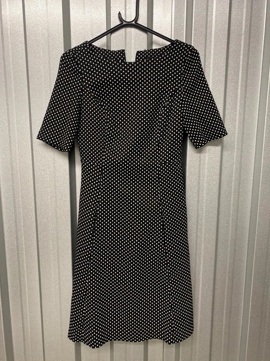 DKNY dress black and white spots