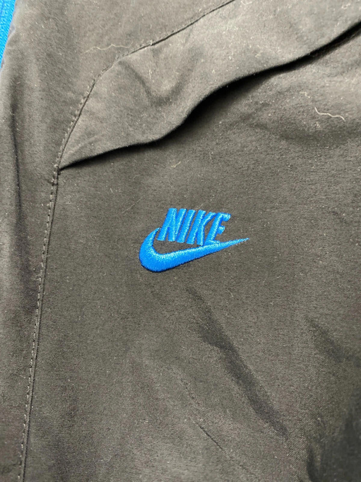 Nike Large Boys Hooded  Coat black