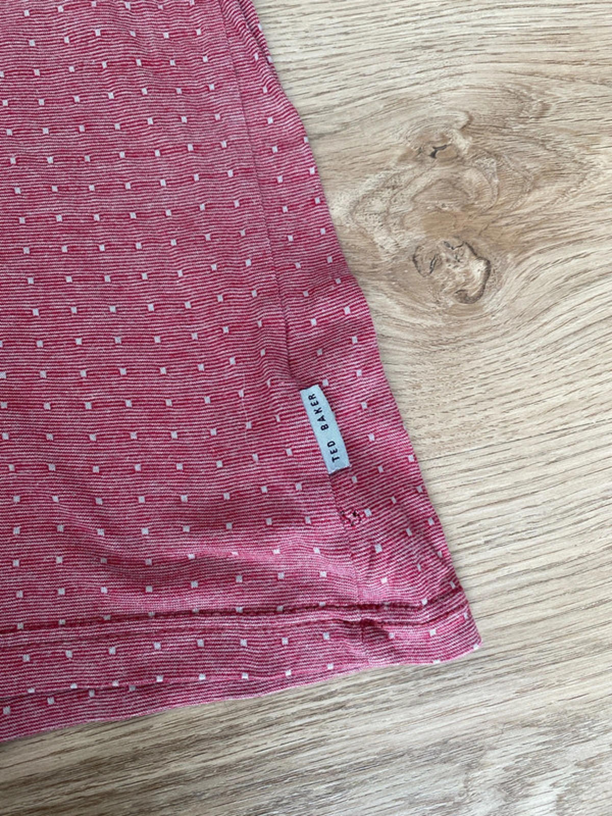 Ted Baker polo shirt pink/grey