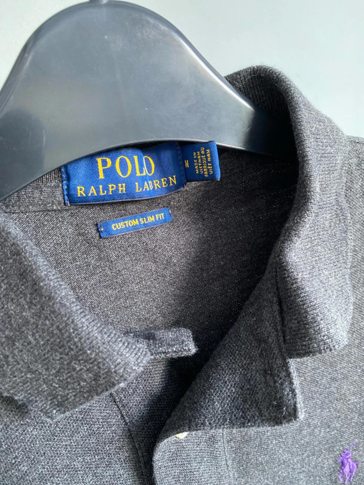 Ralph Lauren polo shirt medium Grey