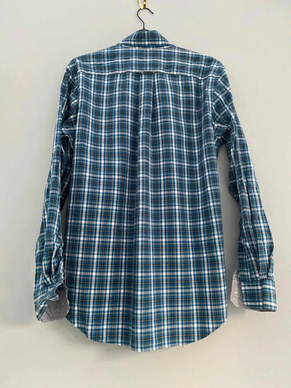 Nautica Long sleeve checkered shirt medium