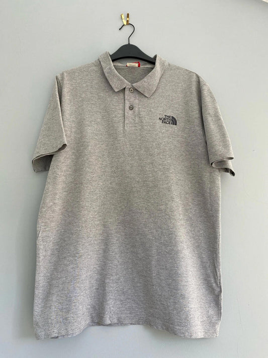 The North Face polo shirt Grey large