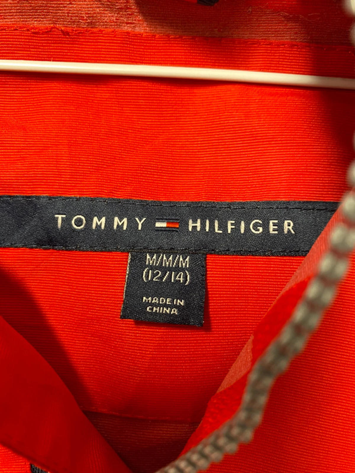 Tommy Hilfiger 12 - 14 year old 1/4 zip jacket red