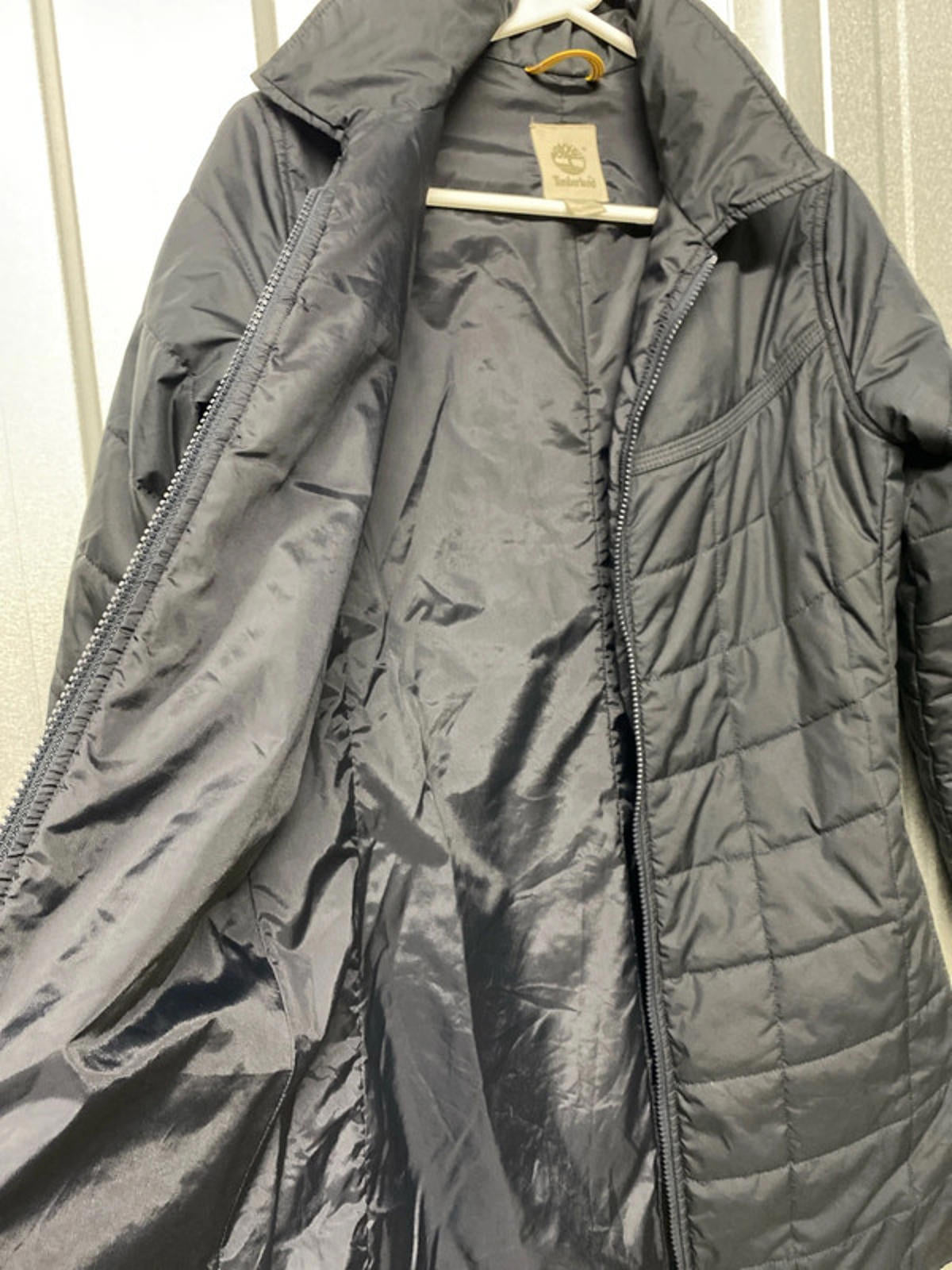 Timberland Small quilted coat black