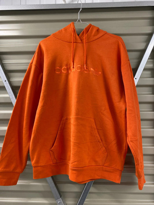 Adidas orange hoodie size 8