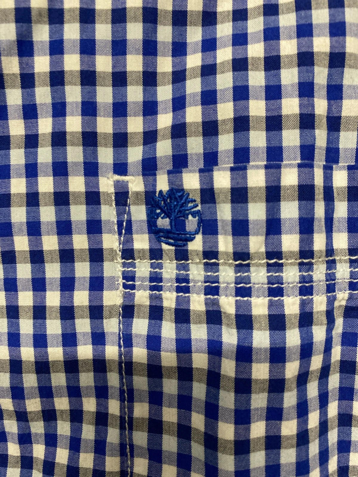 Timbered blue checked long sleeve shirt xxl