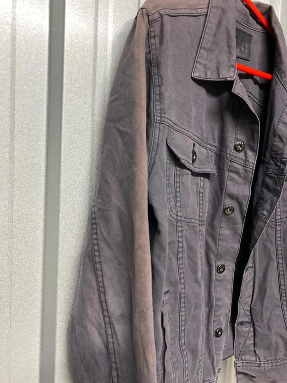 Lee Denim Jacket Grey Large