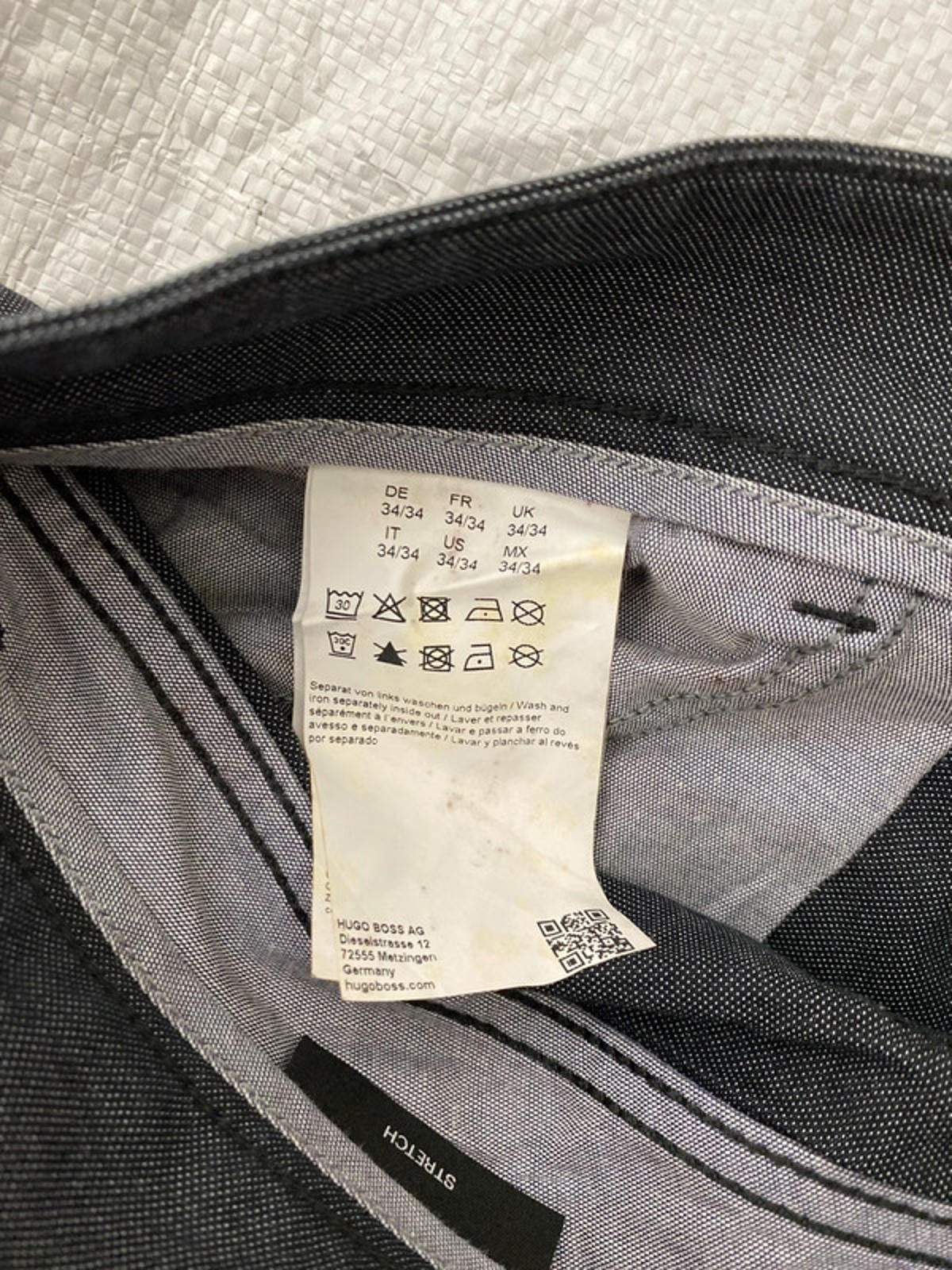 Hugo Boss Jeans grey size 34 lightweight trousers