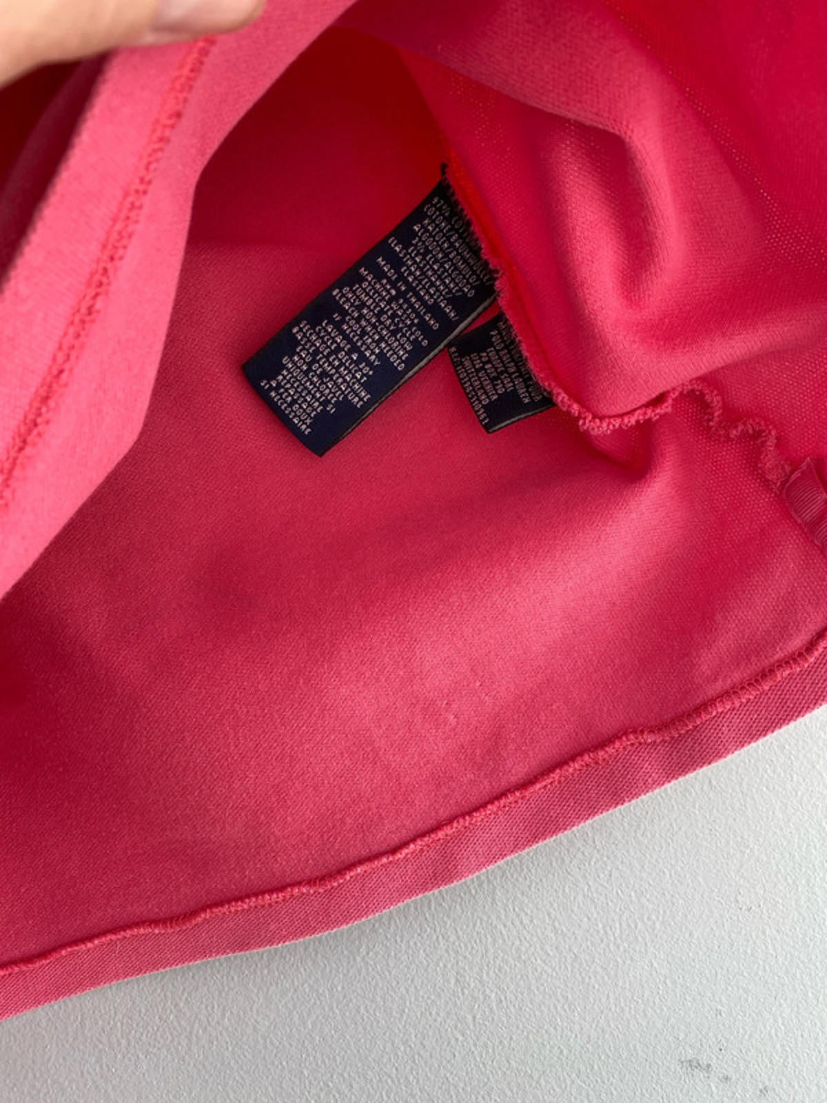 Ralph Lauren pink polo shirt large kids