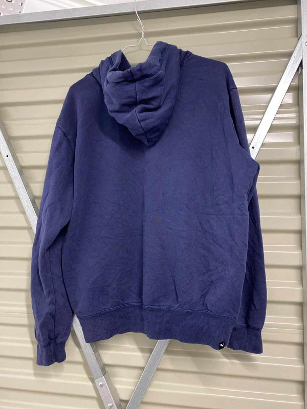 Puma mens hoodie medium blue