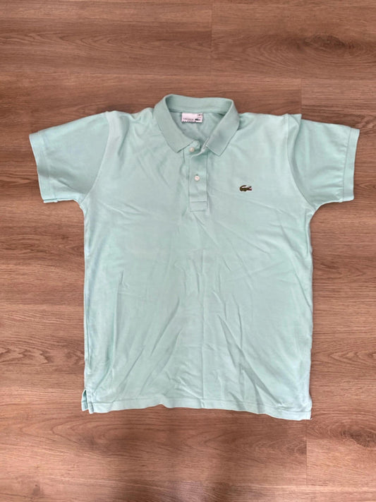 Lacoste mint coloured polo shirt medium