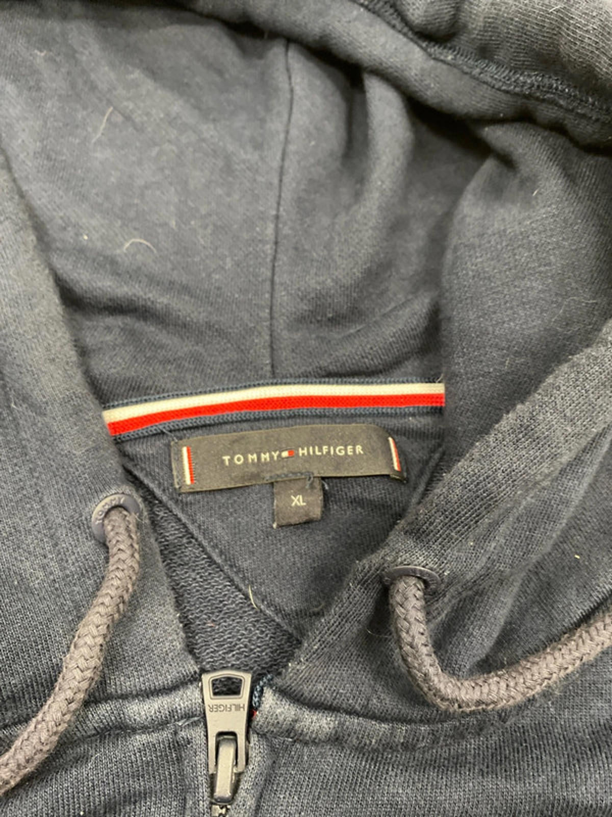 Tommy Hilfiger Blue Hoodie Mens XL