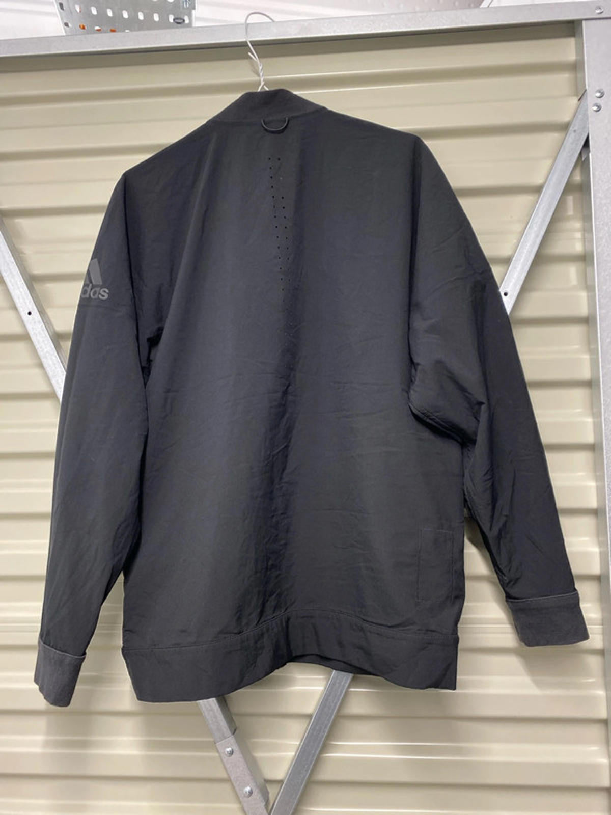 Adidas Reverseable Jacket medium grey / black