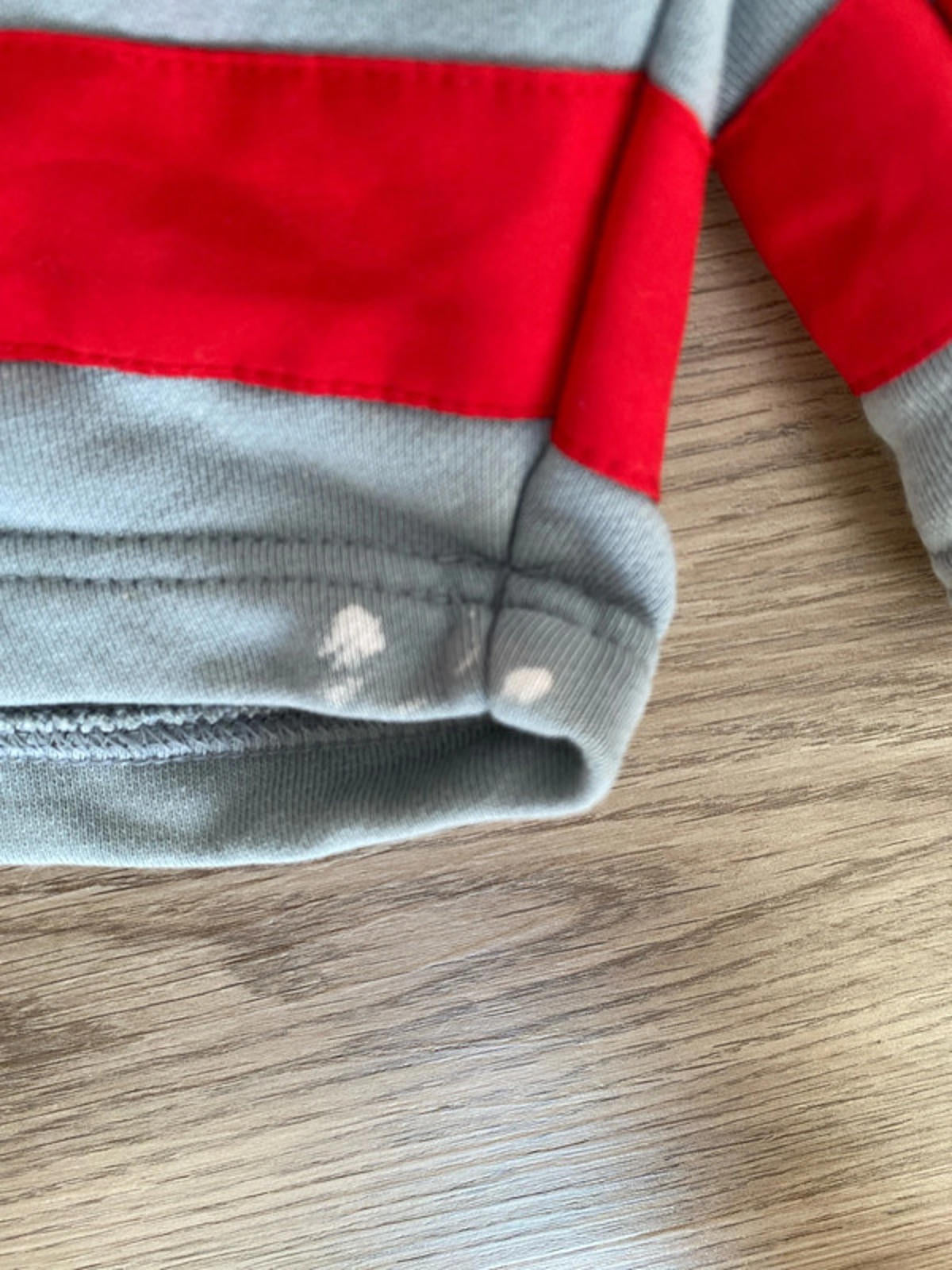 Adidas large soft shorts grey and red